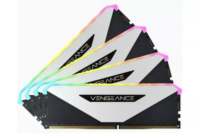 Corsair Vengeance RGB RT Blanco DDR4 3600MHz 32GB 4x8GB CL18