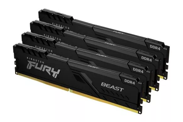 Kingston FURY Beast DDR4 2666 MHz 128GB 4x32GB CL16