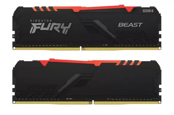 Kingston FURY Beast RGB DDR4 2666 MHz 32 GB 2x16GB CL16