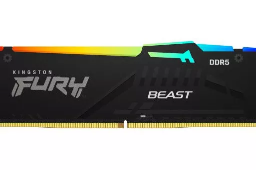 Kingston FURY Beast RGB 8GB DDR5 6000MHz CL30 EXPO - Memoria RAM