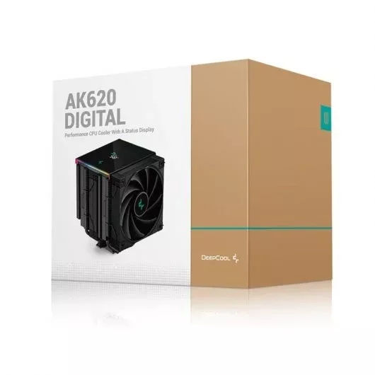 DeepCool AK620 Digital Ventilador CPU 120mm Negro