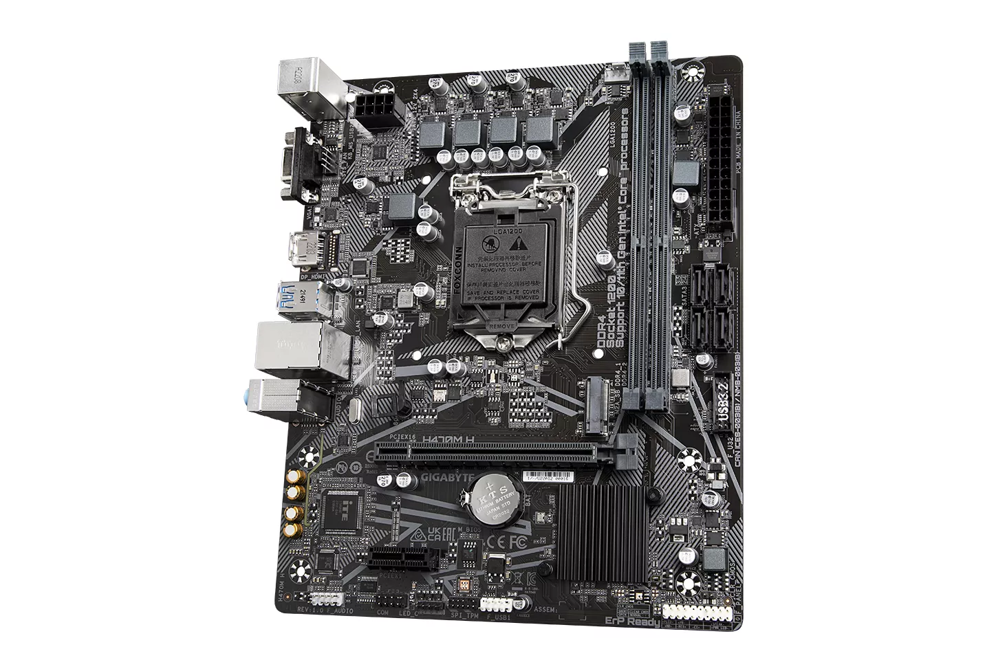 Gigabyte Placa Base H470M H mATX LGA1200