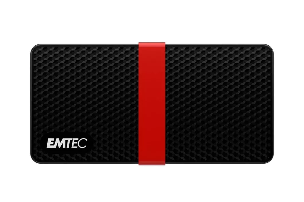 Emtec X200 Disco Externo SSD 1TB USB-C Negro