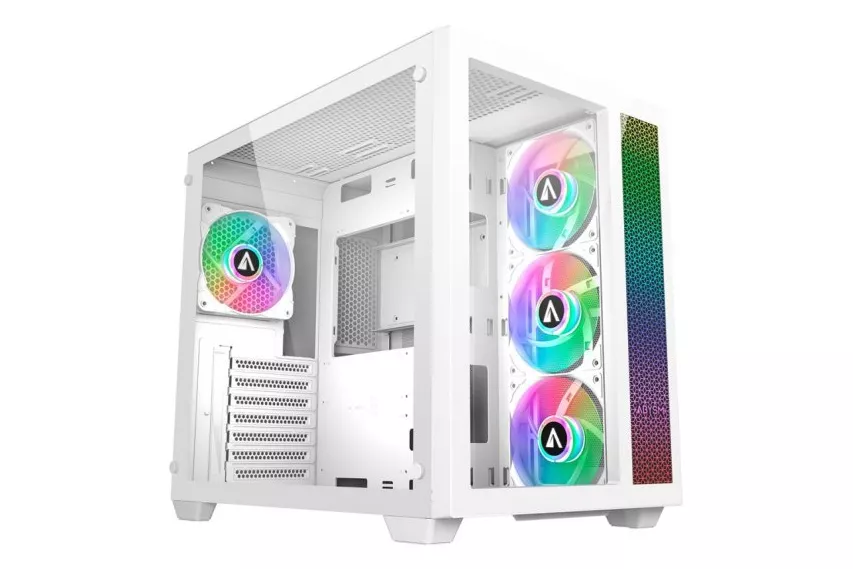 Abysm Gaming Danube SAVA Mid Tower ARGB Cristal Templado USB-C Blanca