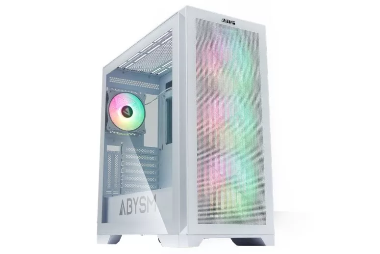 Abysm Gaming Danube Mura BX300 ARGB E-ATX Cristal Templado USB 3.2 Blanca