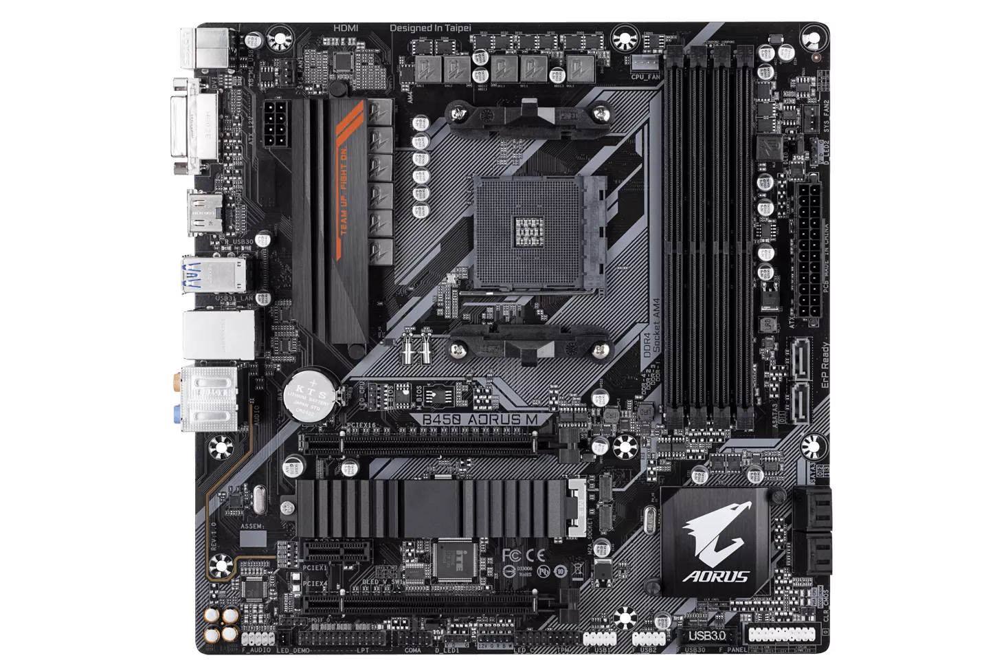 Placa Base Gigabyte B450M Aorus Socket AM4 MATX