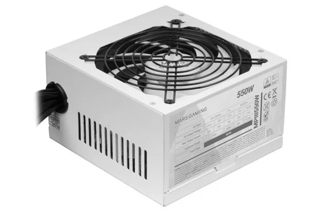 Mars Gaming MPiii550 Fuente Alimentación 550W Blanca