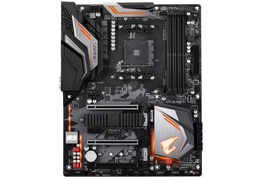 Placa Base X470 Aorus Ultra Gaming AMD X470 Socket AM4 ATX