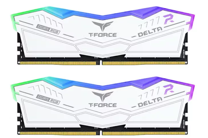 Team Group Kit 32GB (2 x 16GB) DDR5 6400MHz Delta RGB Blanco CL32