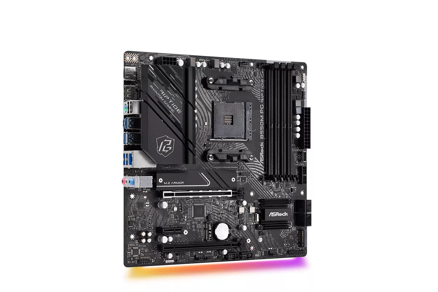 Placa Base ASRock B550M PG Riptide Socket AM4