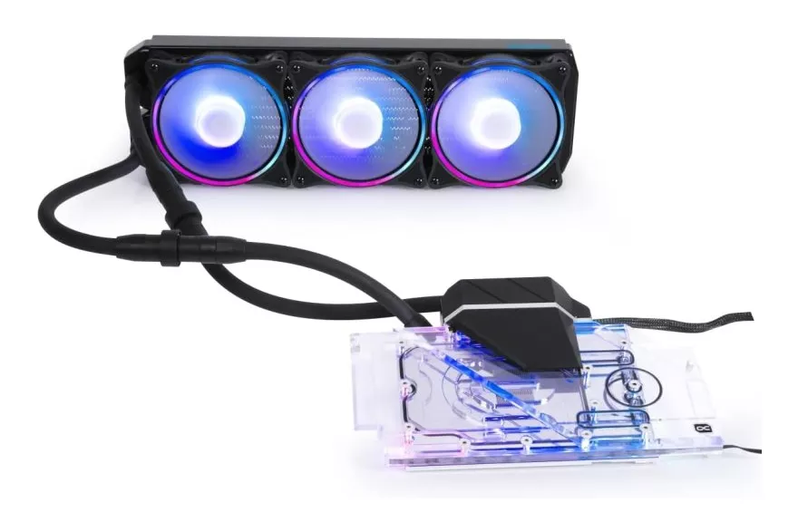 Alphacool Eiswolf 2 AIO 360mm Water Block RTX 3080/3090 TUF con Backplate