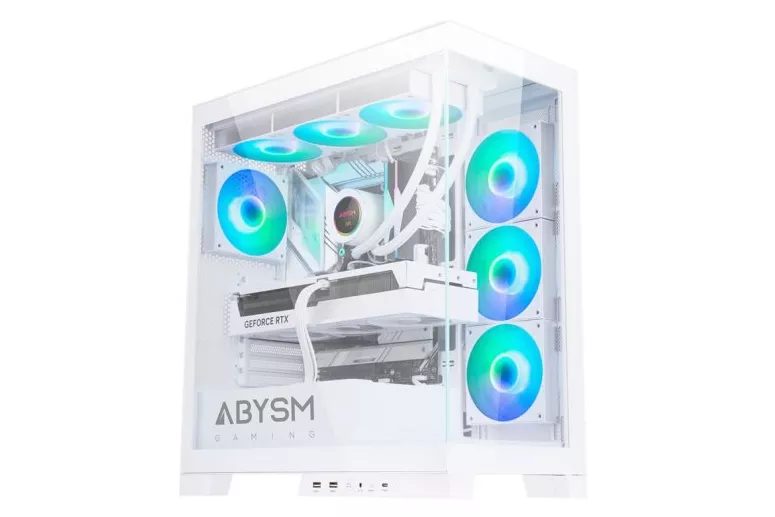 Abysm Gaming Danube Sava H500 White Caja Cristal Templado USB 3.0 ARGB Blanca