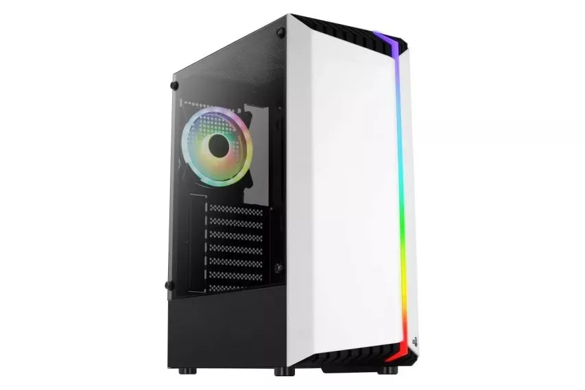 Aerocool Bionic V2 RGB Cristal Templado USB 3.0 Blanca