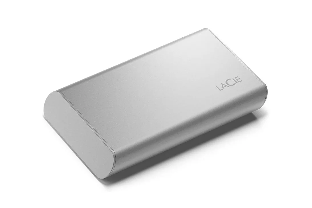 LaCie Portable SSD 2TB USB-C Plata