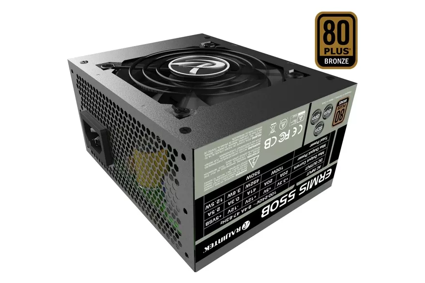 ERMIS 550B 550W, Fuente de alimentación de PC