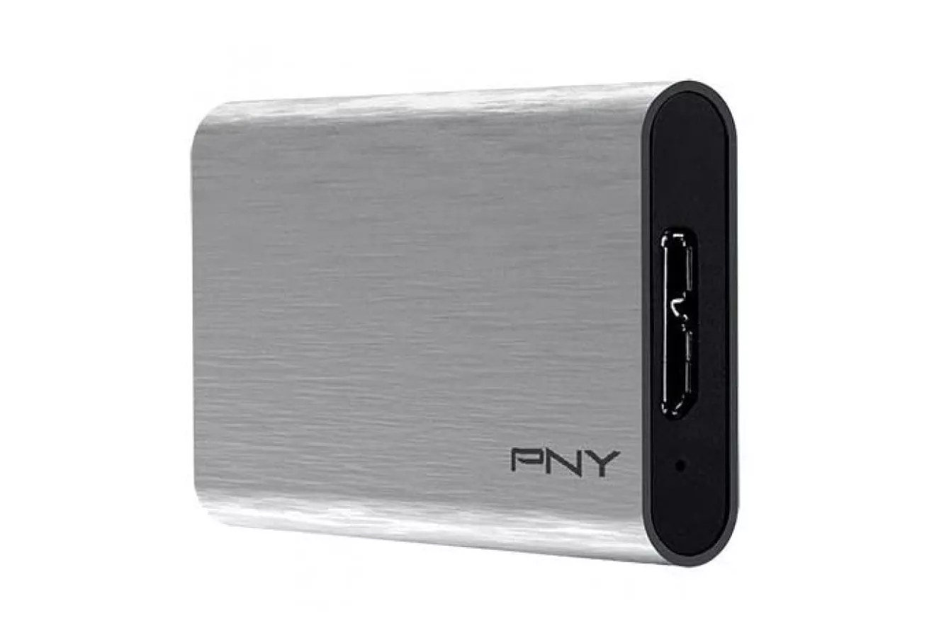 PNY Elite SSD 240GB USB-C Plata