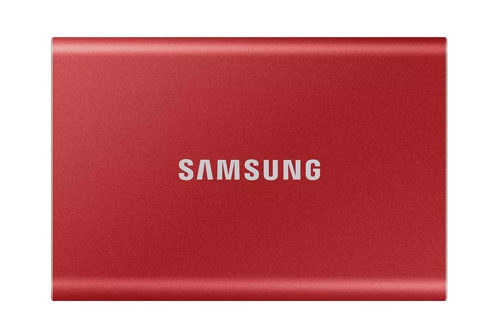 Samsung T7 SSD 500GB USB-C Rojo