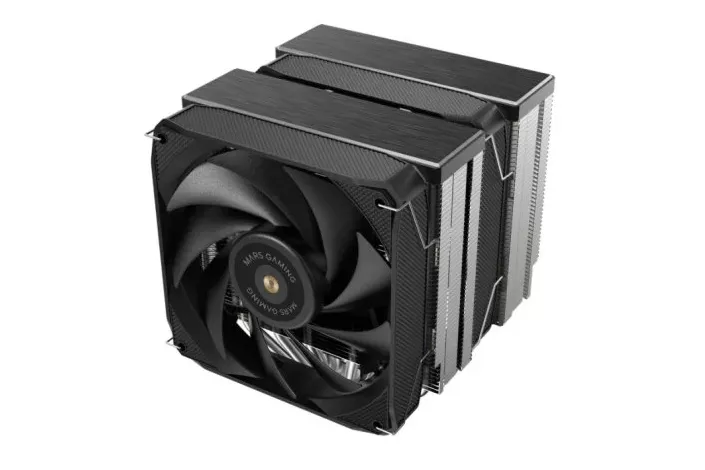 Mars Gaming Mcpu-xu6 Disipador Cpu Doble Torre Tdp 350w 2x Ventiladores Fdb 6 Heatpipes Hct Negro