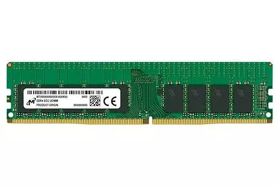 Micron DDR4 ECC UDIMM 32GB 2Rx8 3200