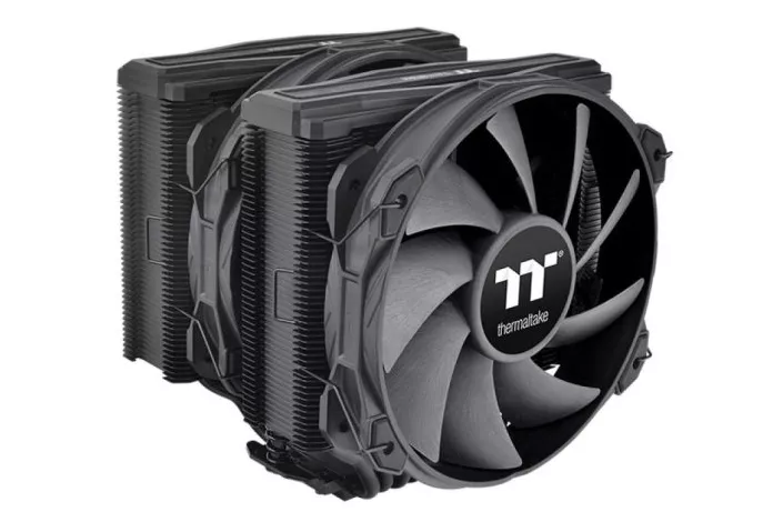 Thermaltake TOUGHAIR 710 Black 7 Pipes Doble Ventilador CPU 140mm Negro