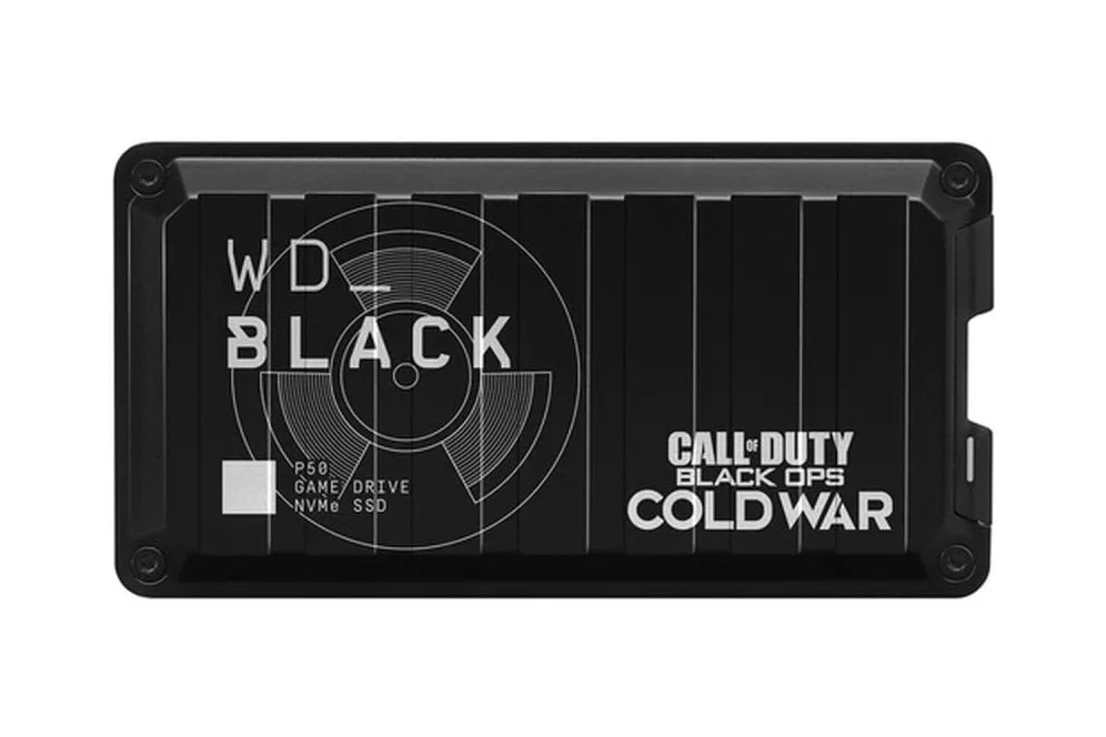 WD Black P50 Game Drive Call of Duty: Black Ops Cold War SSD Externo 1TB USB-C 3.1