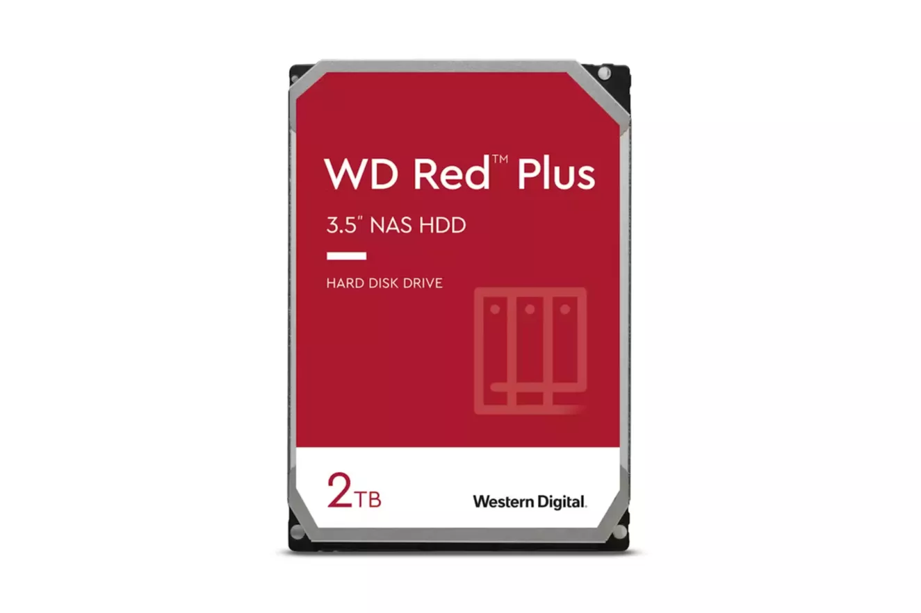 Disco Western Digital Red Plus 2TB 5400rpm 256MB SATA III