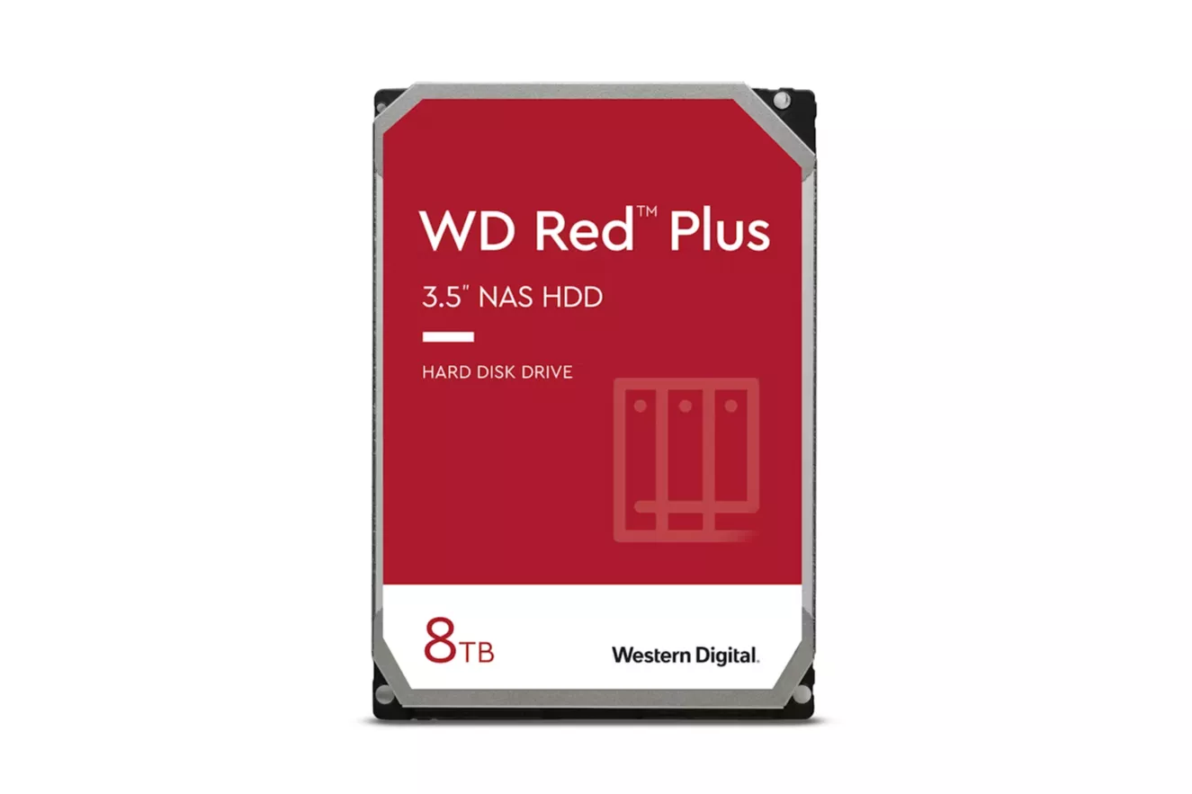 Disco Western Digital Red Plus 8TB 5640rpm 256MB SATA III