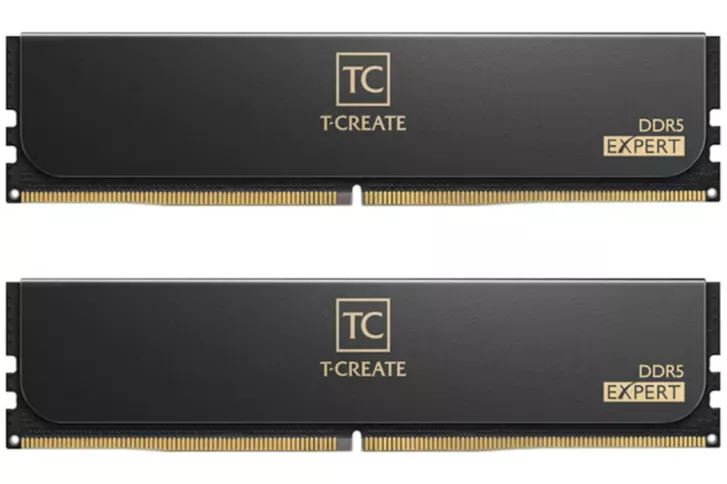 Team Group Kit 32GB (2 x 16GB) DDR5 6400MHz T-Create Expert Negro CL32