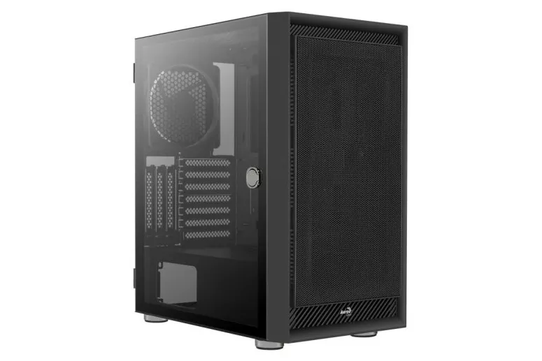 Aerocool Graphite Cristal Templado USB 3.0 Negro