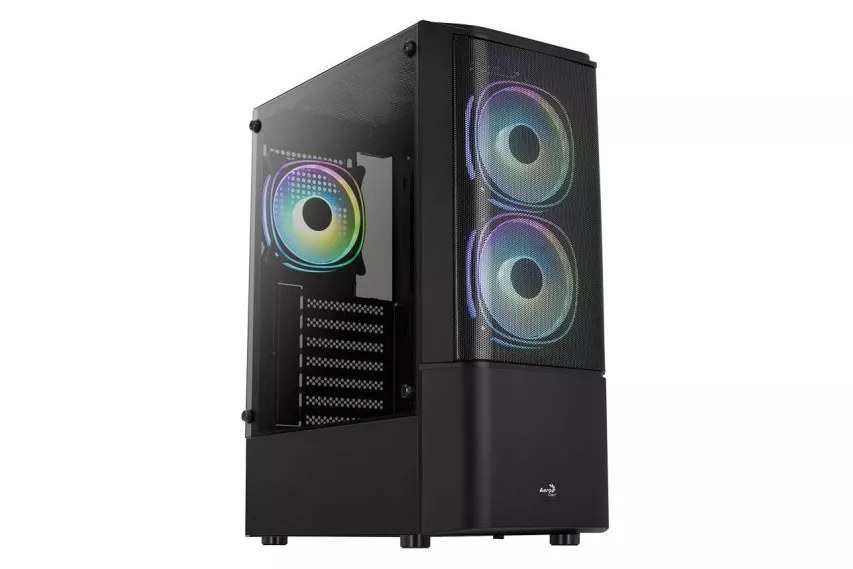 Aerocool Quantum Mesh V3 RGB Cristal Templado USB 3.0 Negra