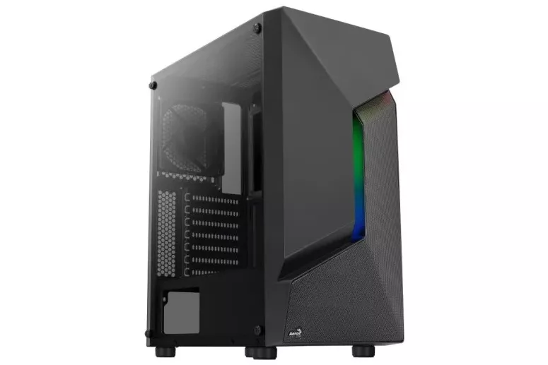 Aerocool SCAPEBKV1 RGB Cristal Templado USB 3.0 Negro