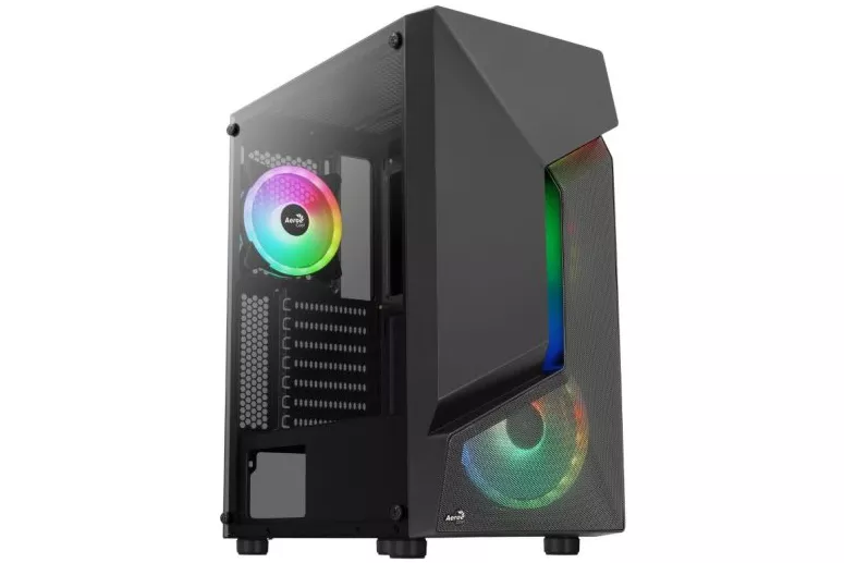 Aerocool SCAPEBKV3 RGB Cristal Templado USB 3.0 Negro