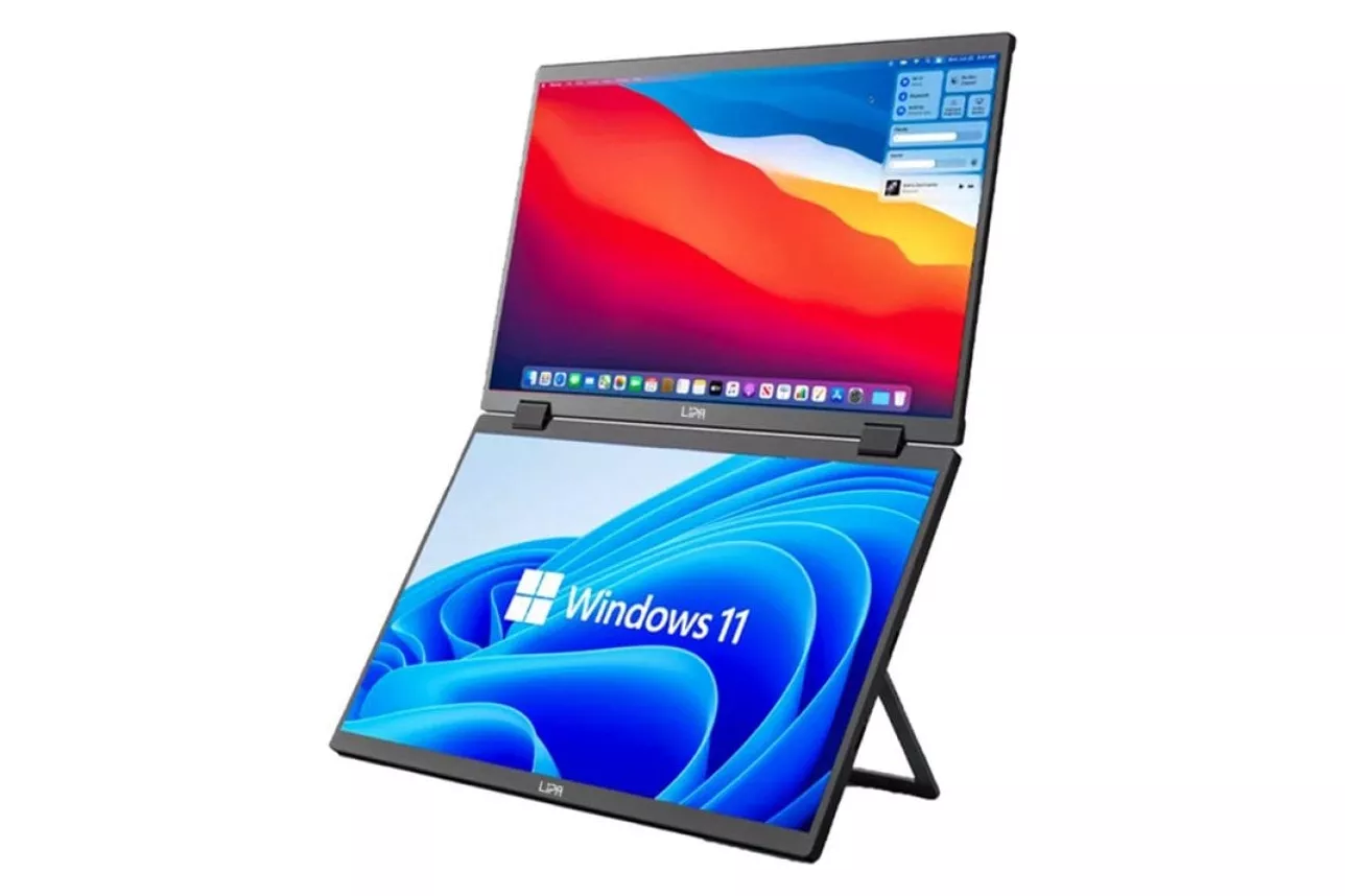 Lipa HDR-72 Monitor Portátil Dual Doble Pantalla 15.6