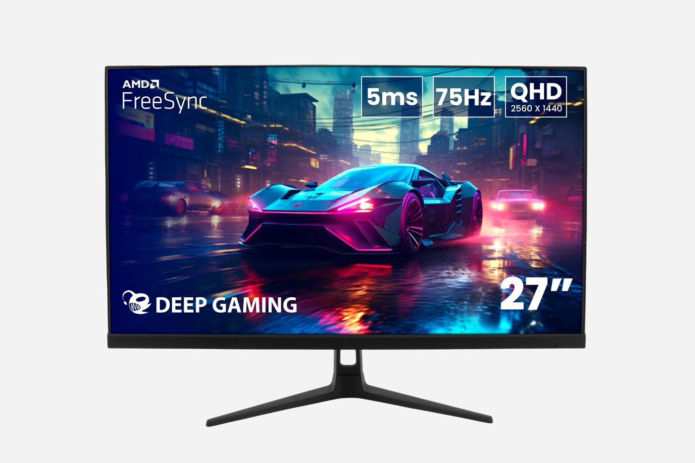 Deep Gaming Monitor 27" LED IPS QHD 75Hz FreeSync: Comparador de Precios