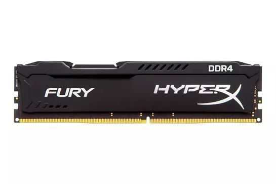 HyperX Fury Black DDR4 2400MHz 4GB CL15 - Memoria RAM