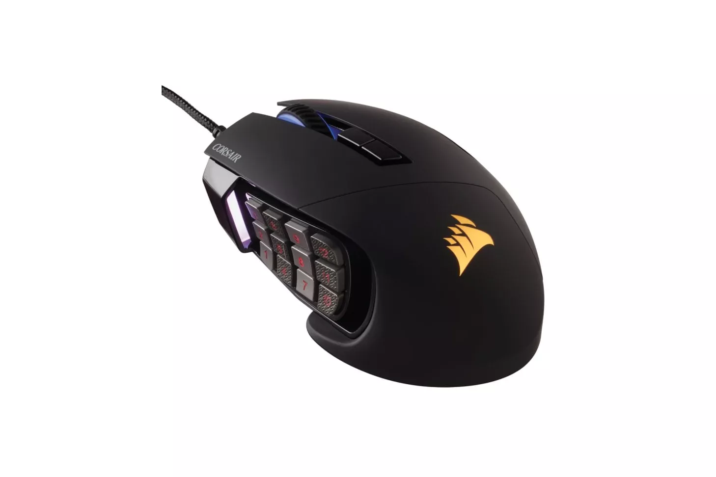 Corsair Scimitar PRO RGB Ratón Gaming Óptico MOBA/MMO 16000DPI Negro