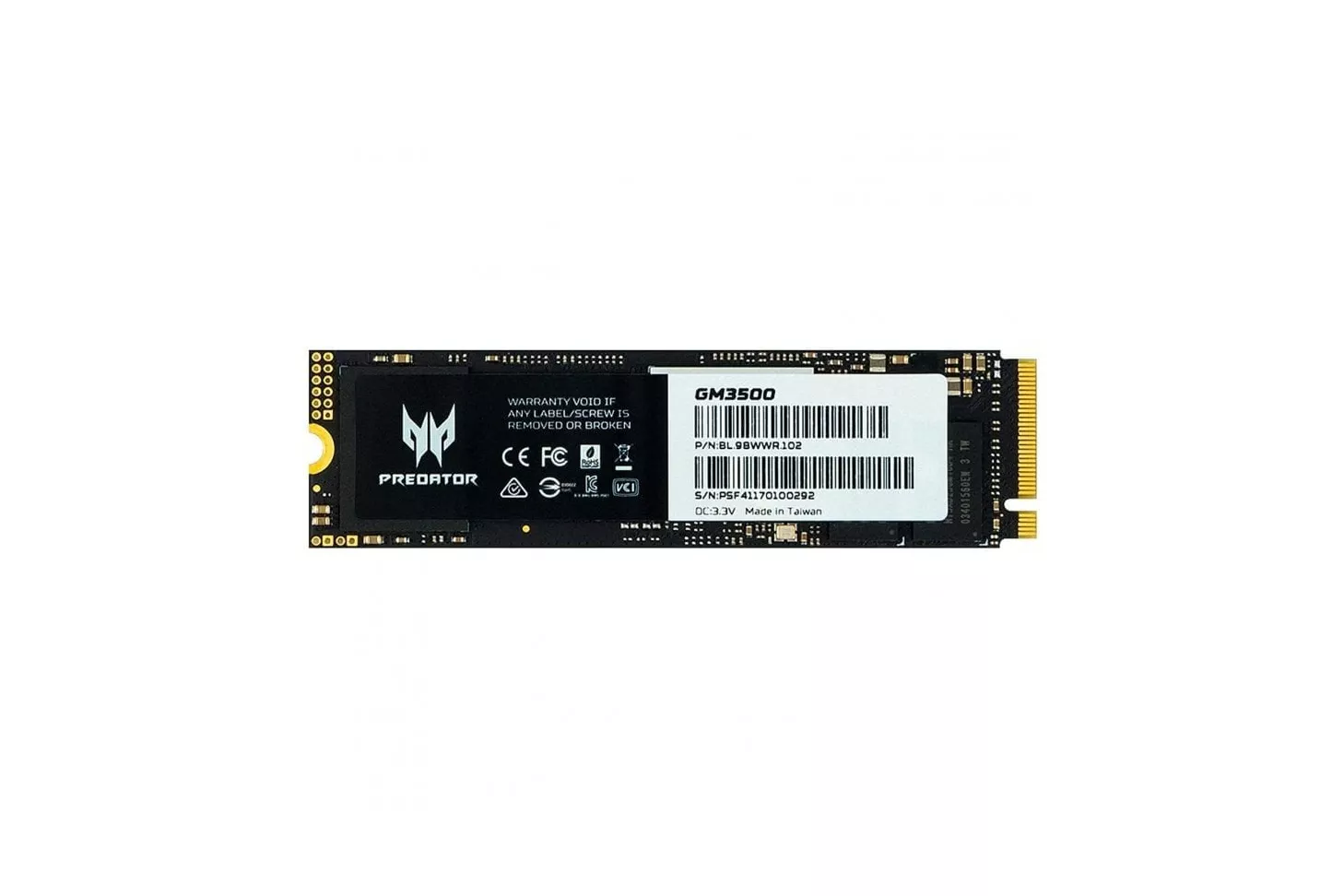 Acer Predator GM3500 2TB SSD M.2 NVMe PCIe Gen3