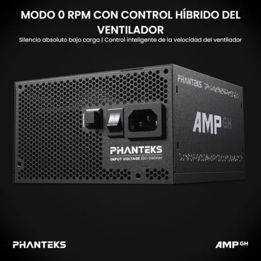 Phanteks AMP GH Fuente Alimentación 750W 80 Plus Gold Modular Negra