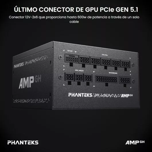 Phanteks AMP GH Fuente Alimentación 850W 80 Plus Gold Modular Negra