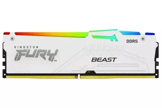 Kingston FURY Beast DDR5 RGB 6000MHz 16GB CL36 AMD EXPO Blanca