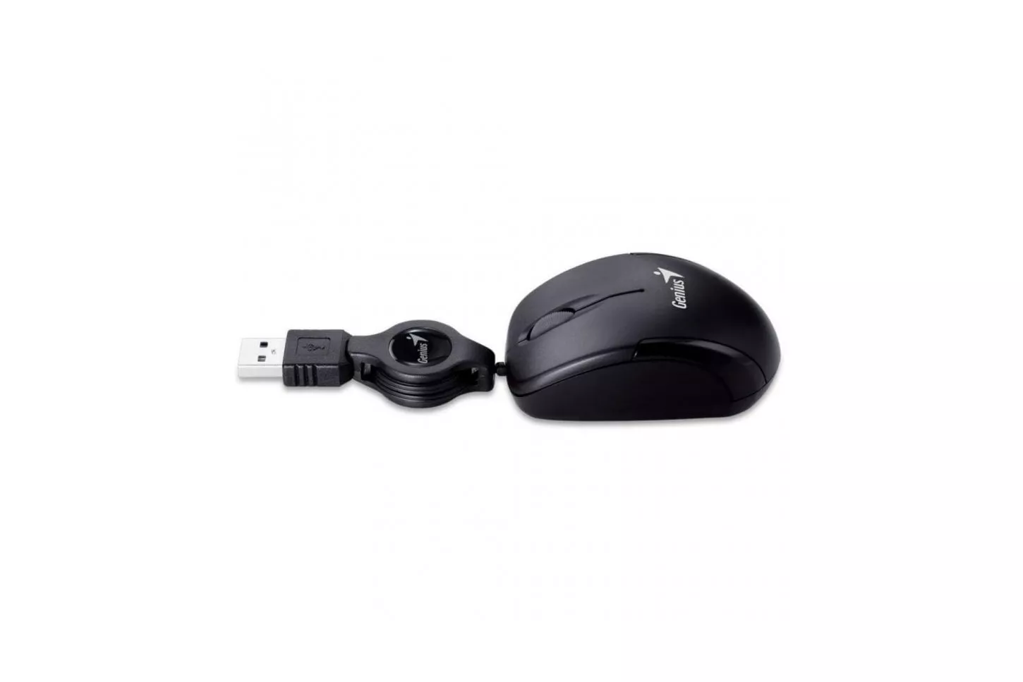 Genius Micro Traveler V2 Ratón Óptico USB 1000DPI Negro