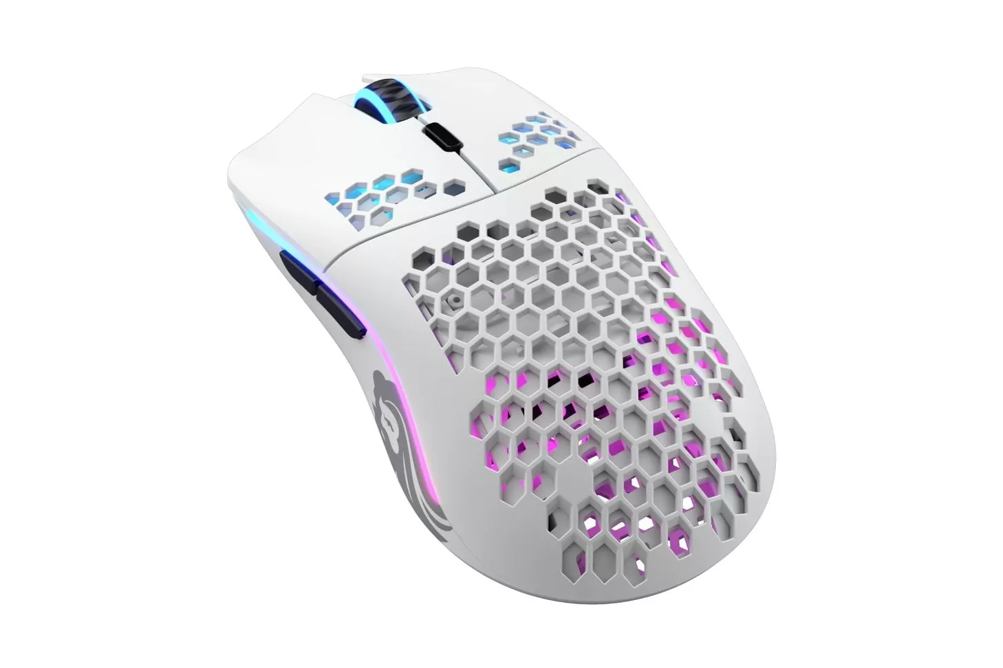 Glorious PC Gaming Race Model O Ratón Gaming Wireless + USB Type-C Láser 19000 DPI Blanco
