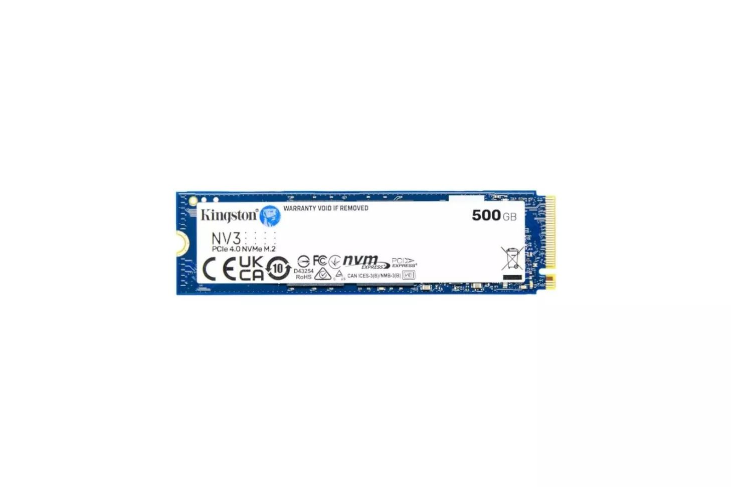 SSD Kingston NV3 500GB Gen4 M.2 NVMe 2280 (6000/2200MB/s)