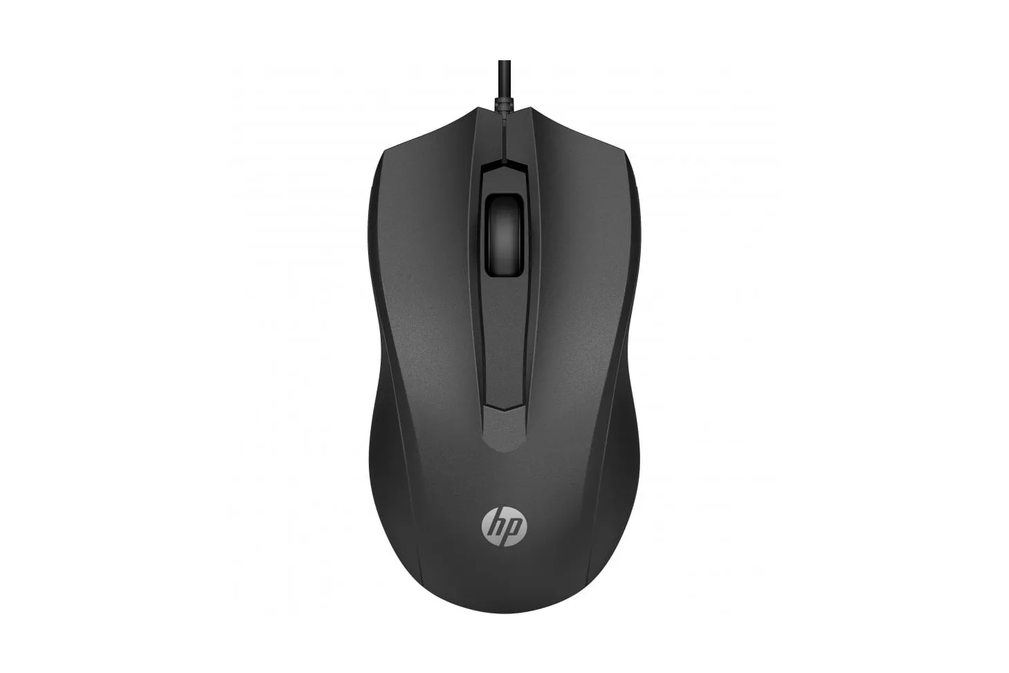 HP Wired 100 Ratón 1600 DPI Negro