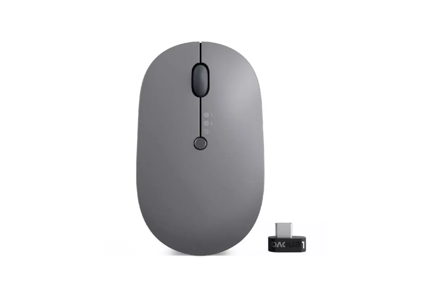 Lenovo Go Ratón Óptico Wireless Multidispositivo 2400DPI Gris