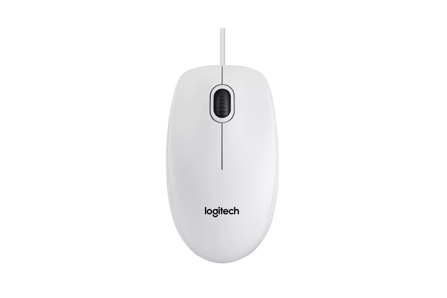 Logitech B100 Ratón Blanco