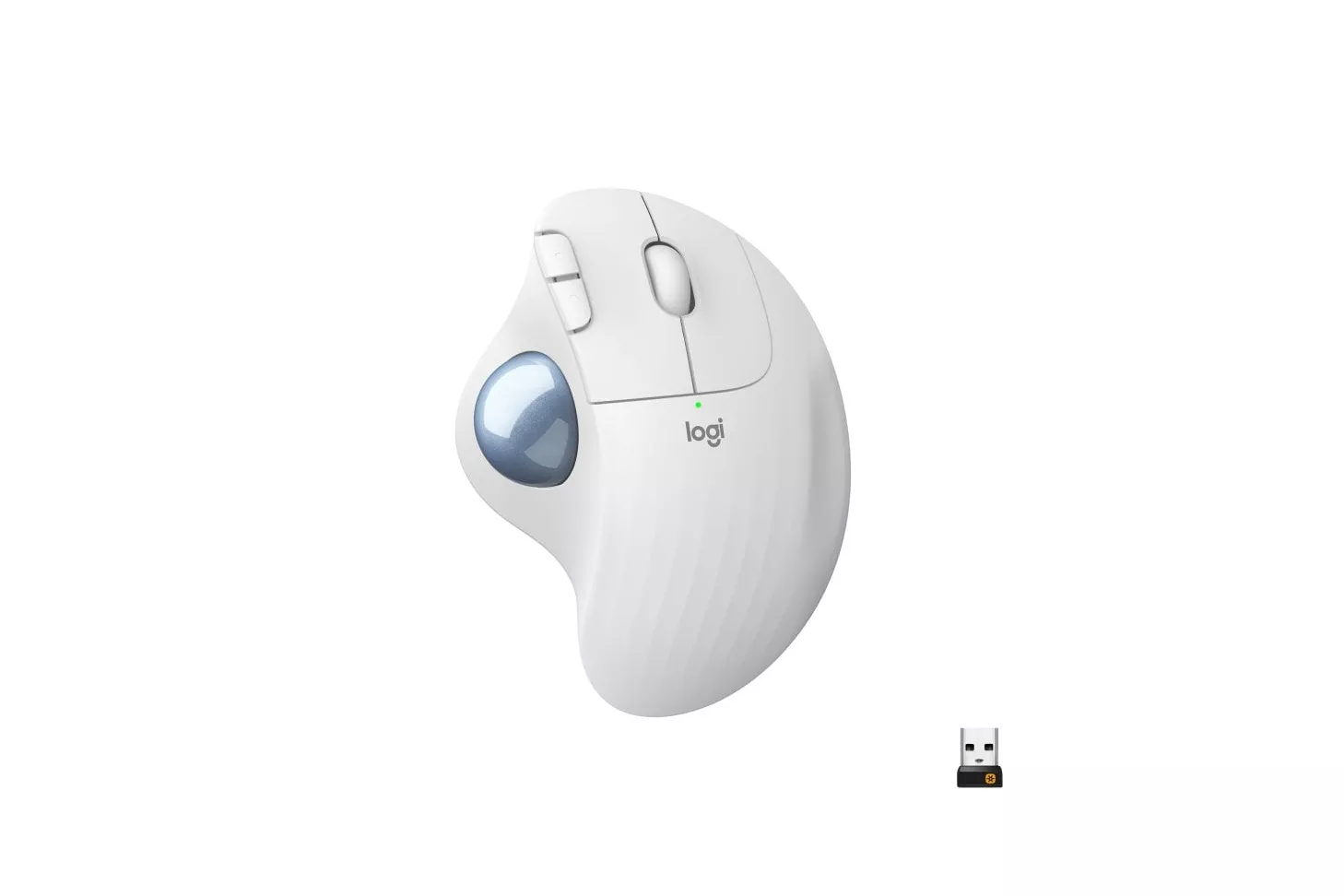 Logitech Ergo M575 Ratón Trackball Inalámbrico 2000DPI Blanco