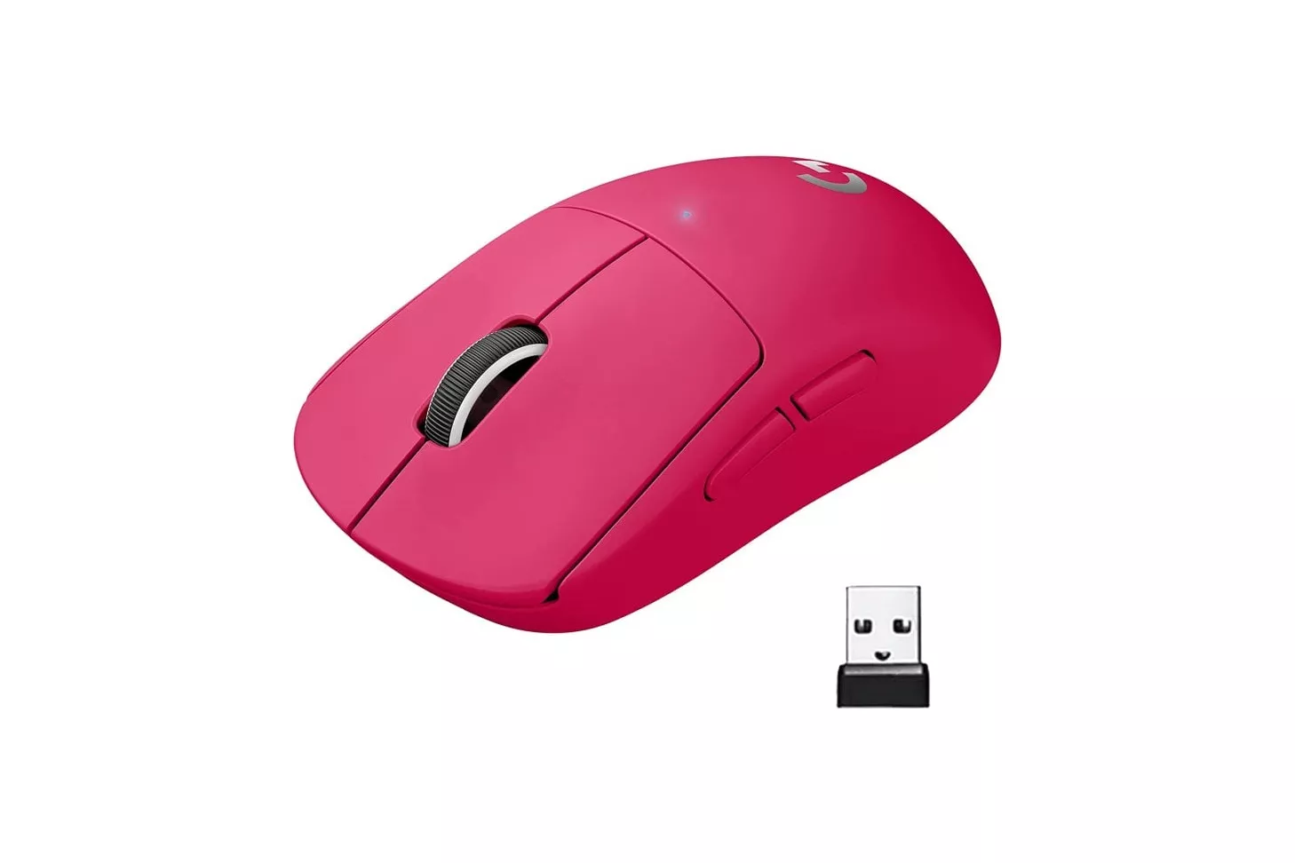 Logitech G PRO X SUPERLIGHT 2 LIGHTSPEED Ratón Inalámbrico Gaming Rosa 32000 DPI