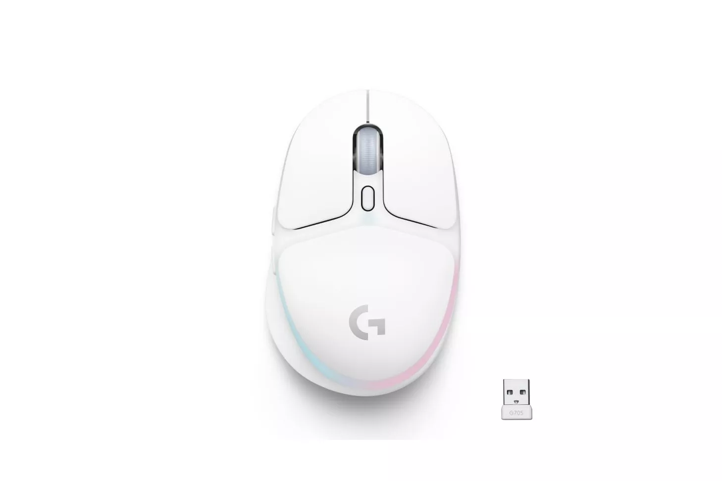 Logitech G705 Wireless Ratón Inalámbrico Gaming 8200 DPI Blanco