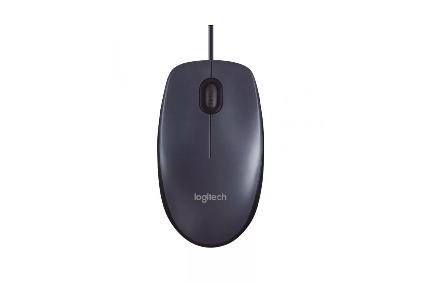 Logitech M100 Ratón Óptico Ambidestro 1000DPI Negro